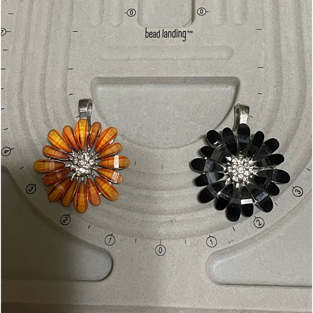 Lia Sophia choker with multiple pendants and earrings
